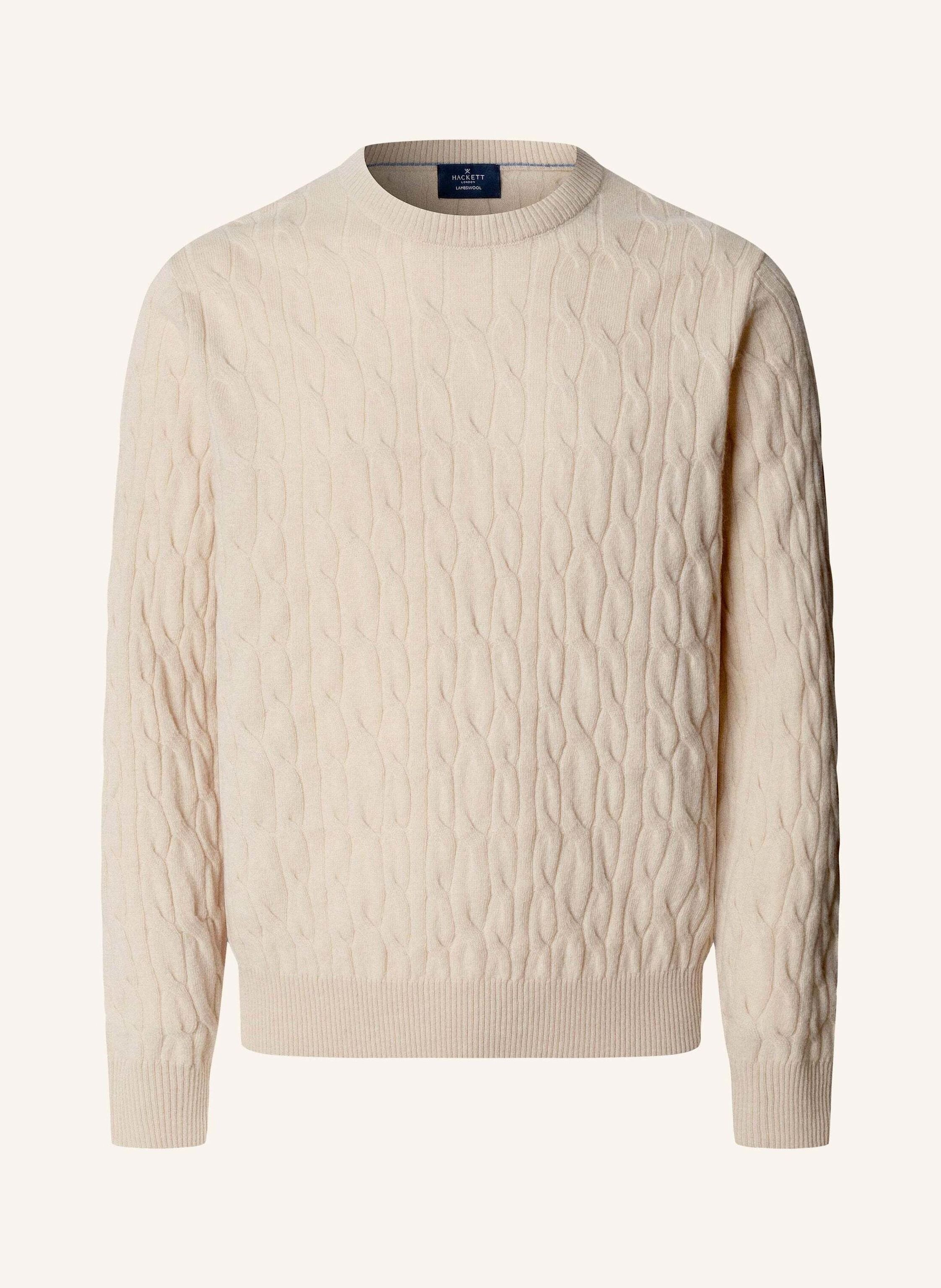 HACKETT LONDON Pullover LAMBSWOOL CABLE CREW