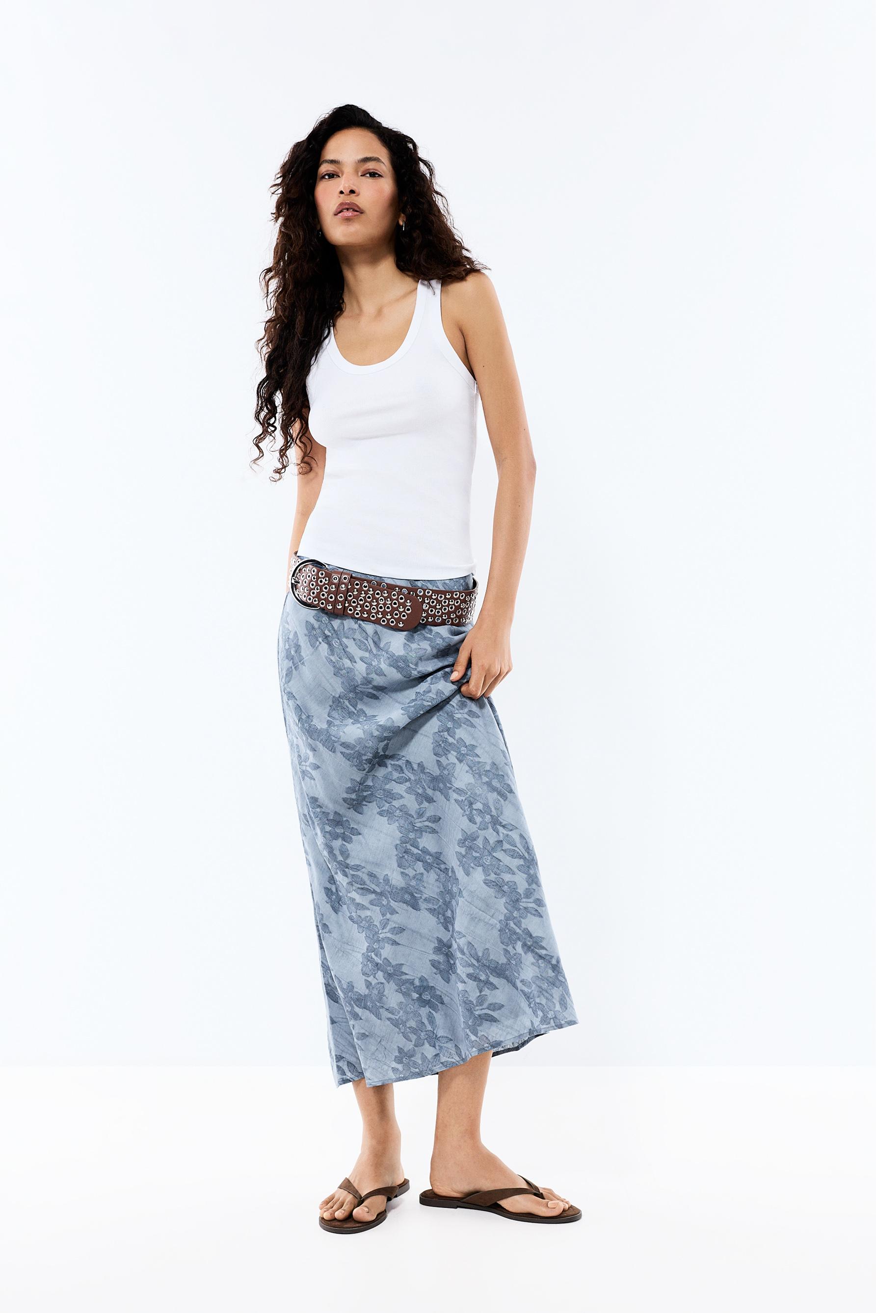 Falda midi