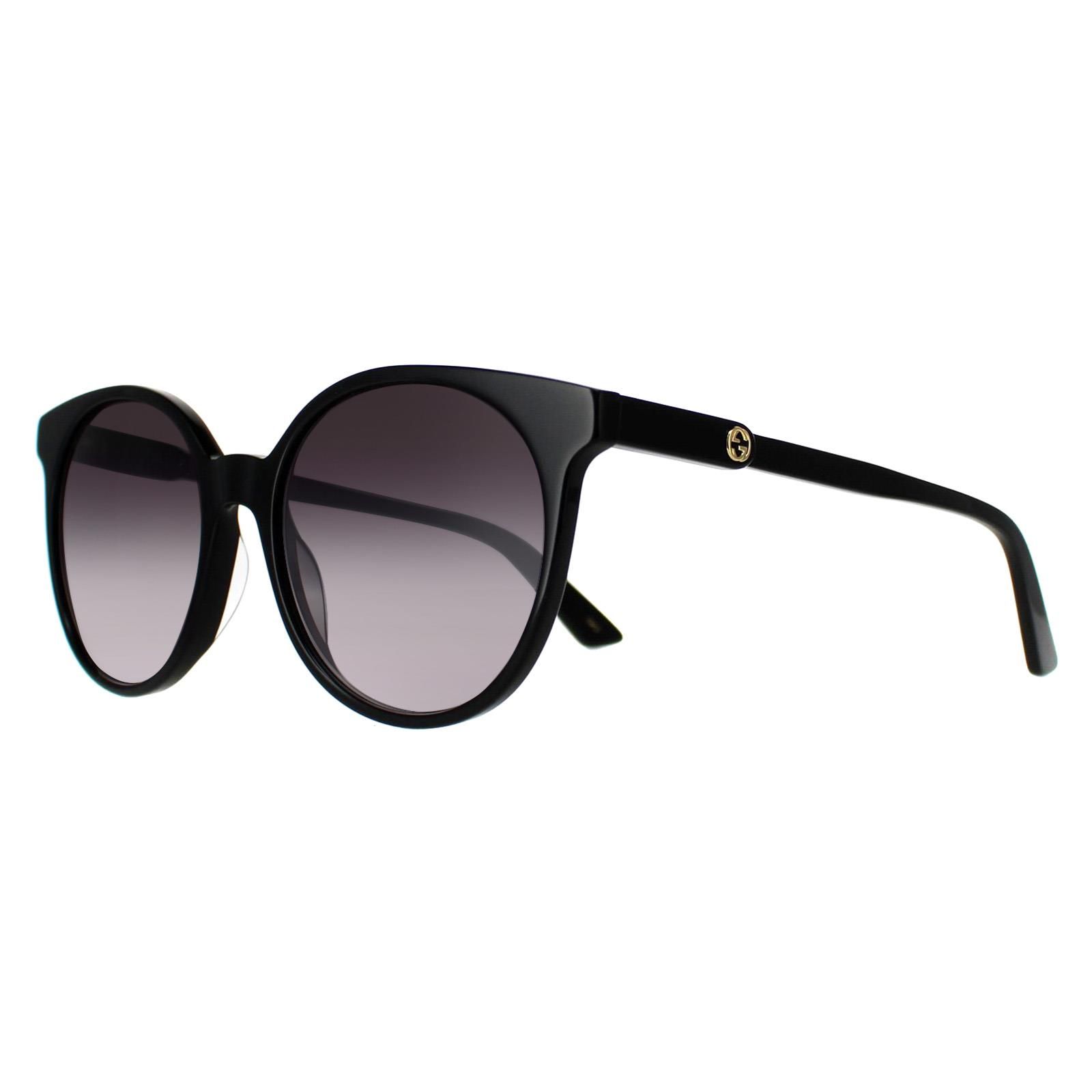 Gucci Round Black Grey Gradient GG0488s