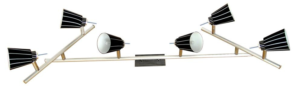 Lampa sufitowa satyno-czarna SENSO 6xG9x40W wym: 19x98x30 cm Candellux