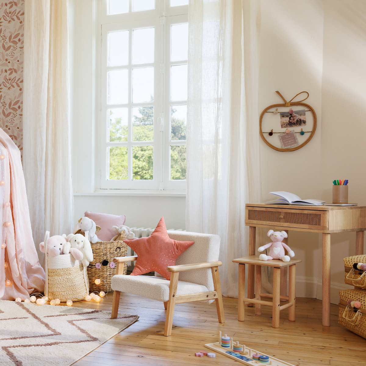 Children's Chair "Basile" White