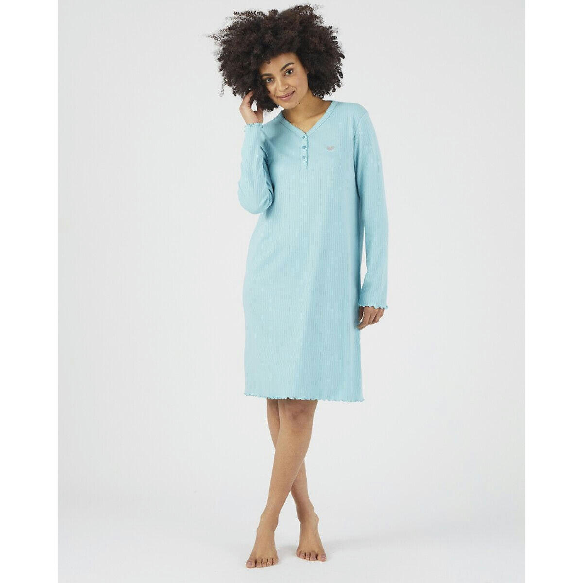 Chemise de nuit manches longues
