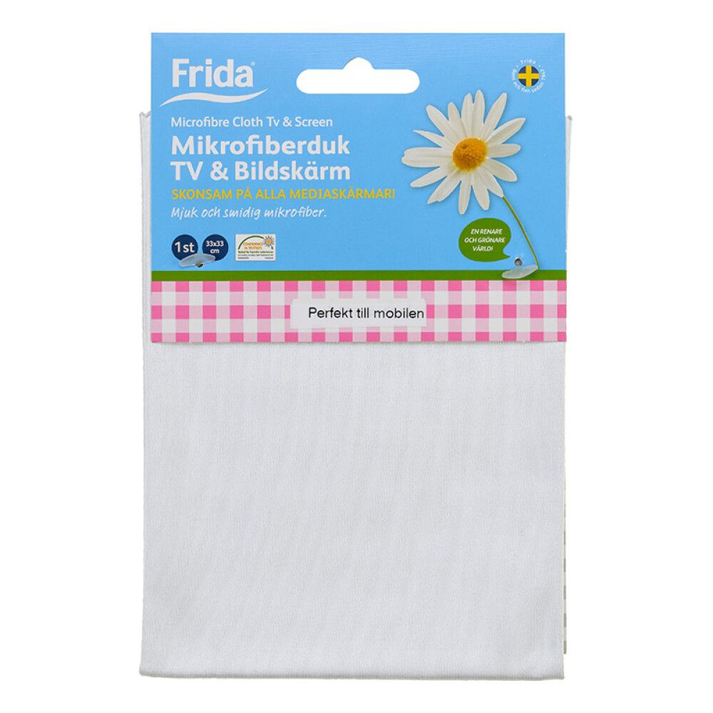 RENGJØRINGSKLUT FRIDA MIKROFIBER TIL BILDESKJERMER