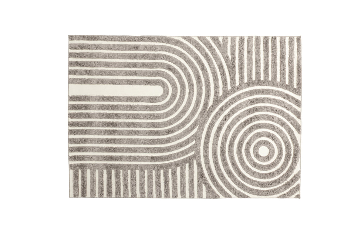 Rebellenclub Vloerkleed Riihimaki Grijs/ - wit - 290 x 200 cm