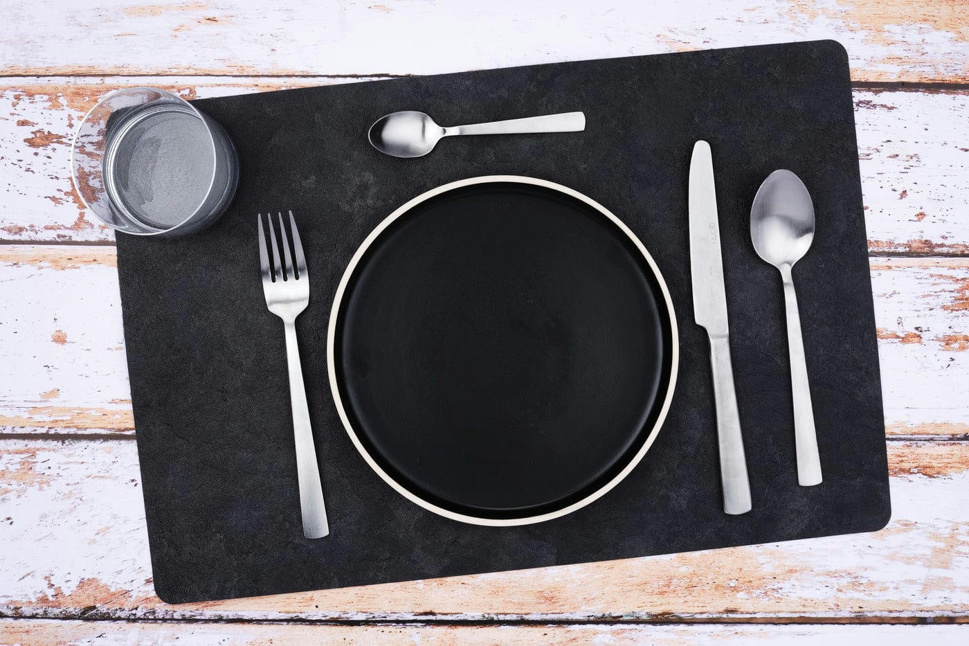 NUDE - Lot de 24 couverts de table en inox argent