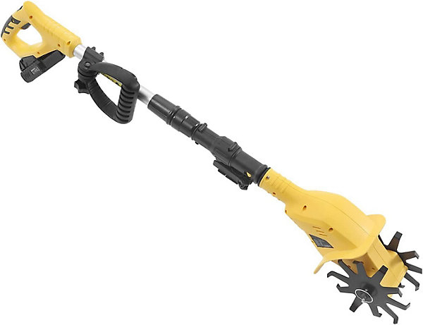 Mini Motobineuse Sans Fil 20V avec Batterie Lithium 2000mAh -250tr/min, Profondeur 16,7cm, Largeur 10cm