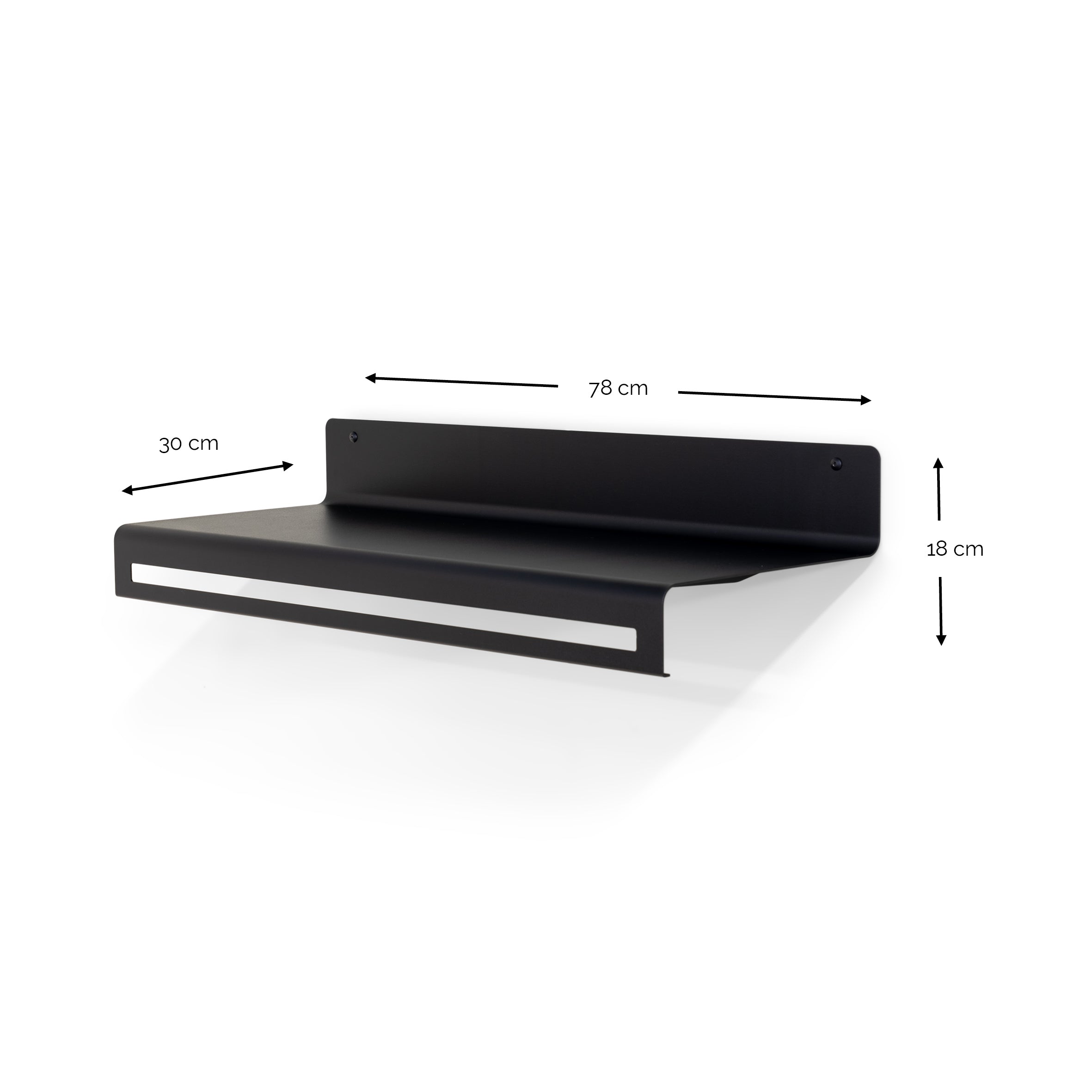 Spinder Design kapstok Sway 80 - Zwart