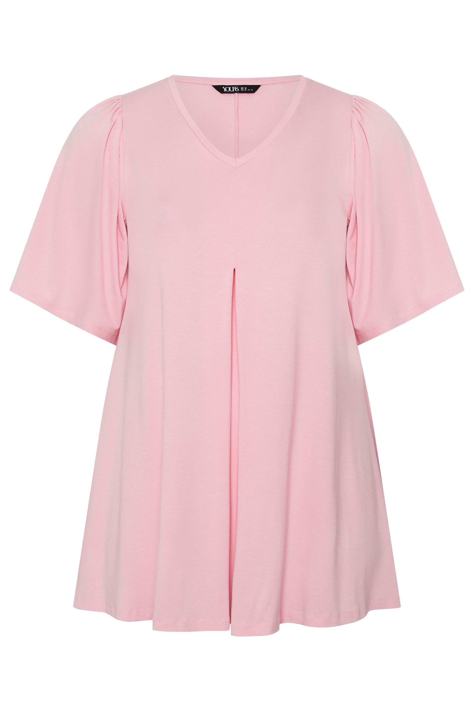 Yours Pleated Front Swing Top