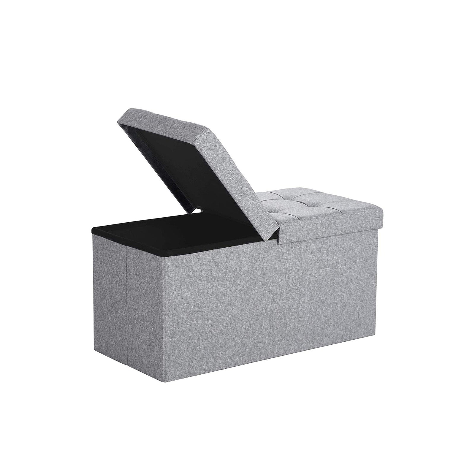 Banc de rangement 80L gris
