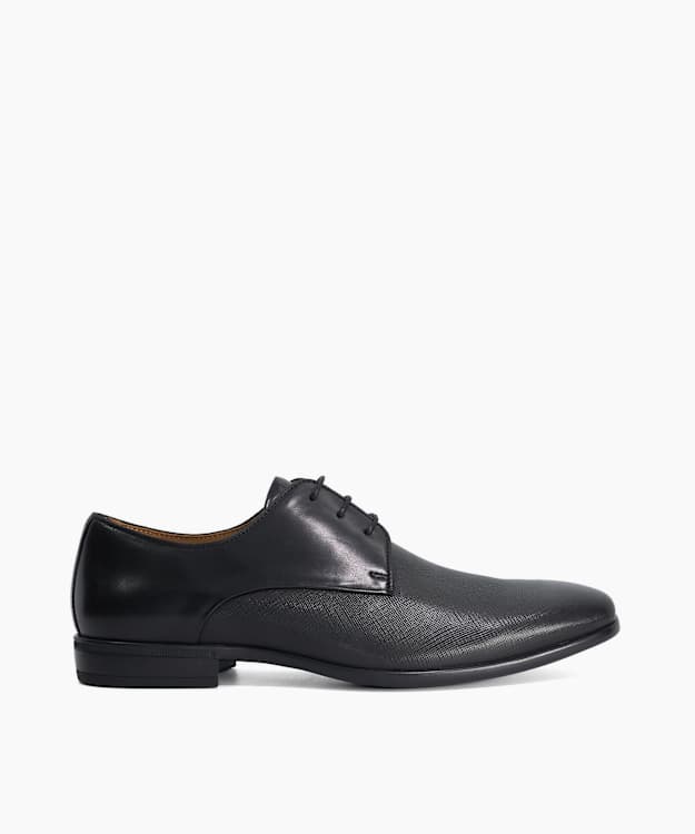Saffi Black - Leather Gibson Shoes