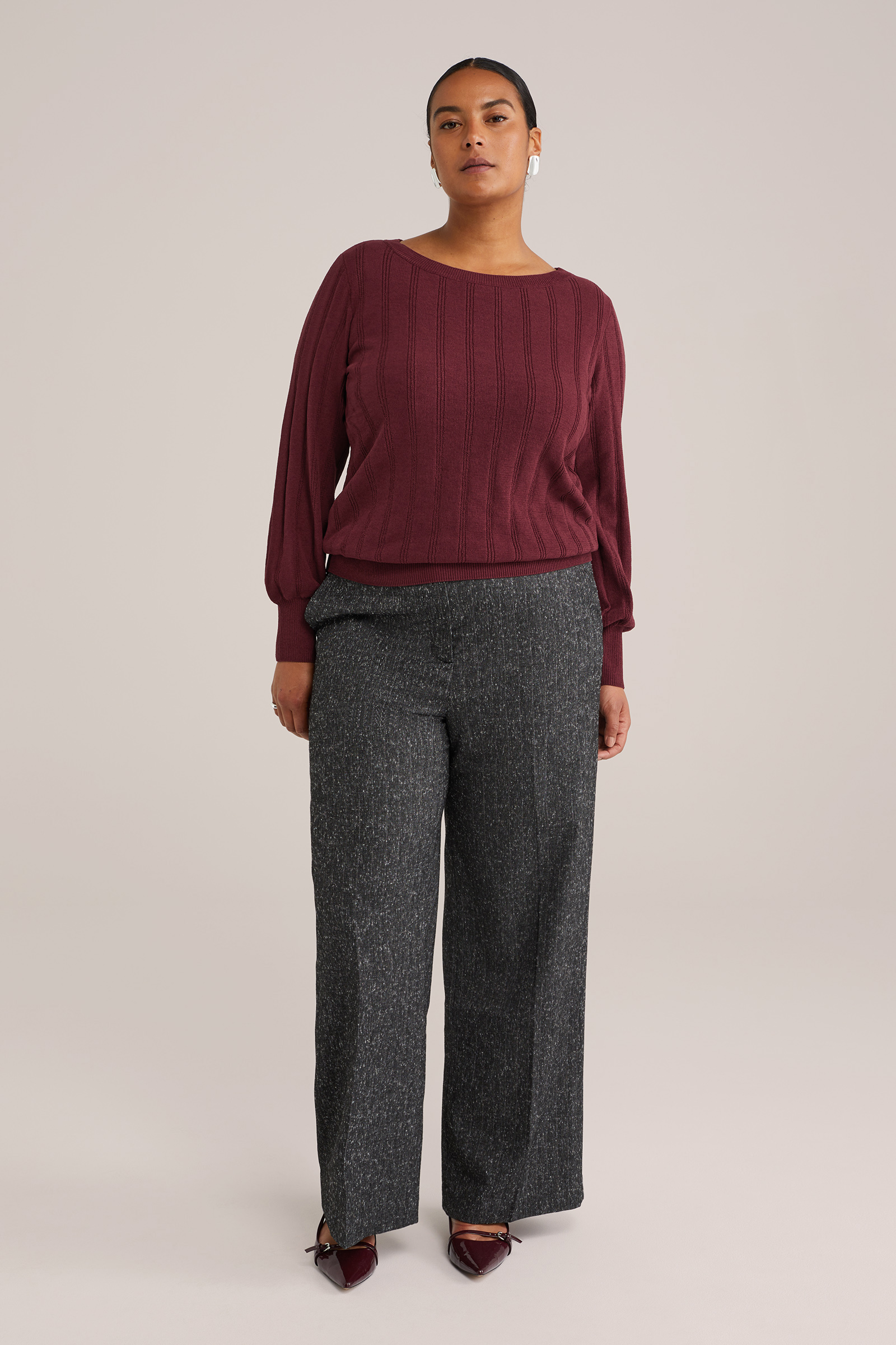 Dames gebreide trui - Curve