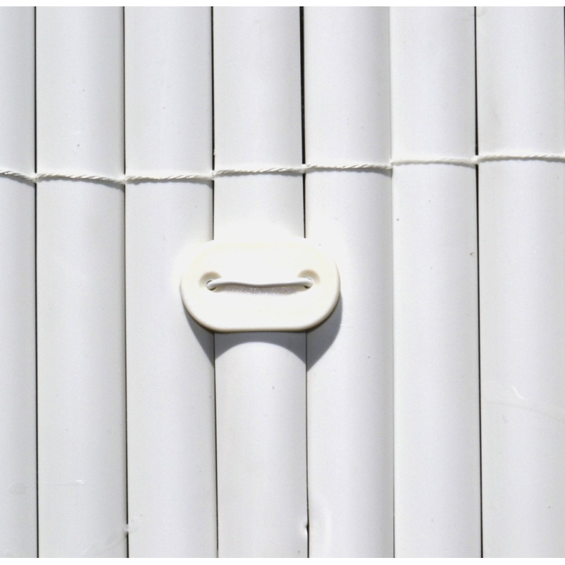 Fixation pour canisses blanche 26 pièces FIXCANE