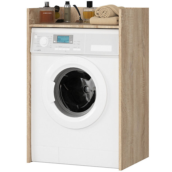 Meuble pour lave-linge AKORD FIN Chêne Sonoma 64 cm 1 étagère 64x50x98 cm