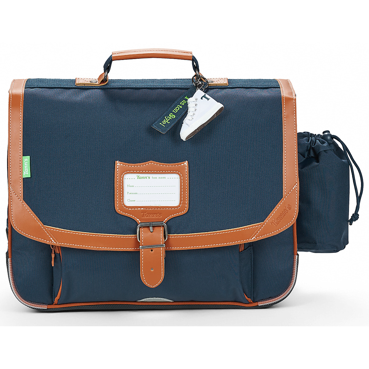 Tann's - CAMILLE CARTABLE 38 CM POCHE GOURDE - Marine