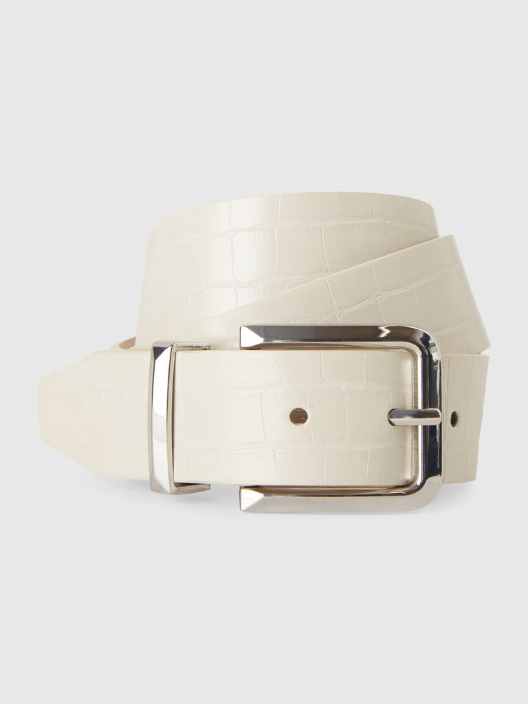 Belt with coconut print