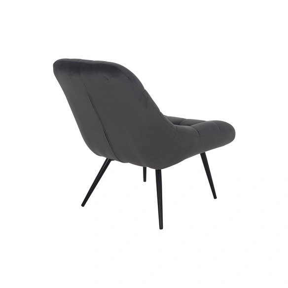 Sessel, Höhe: 85,6 cm, grau