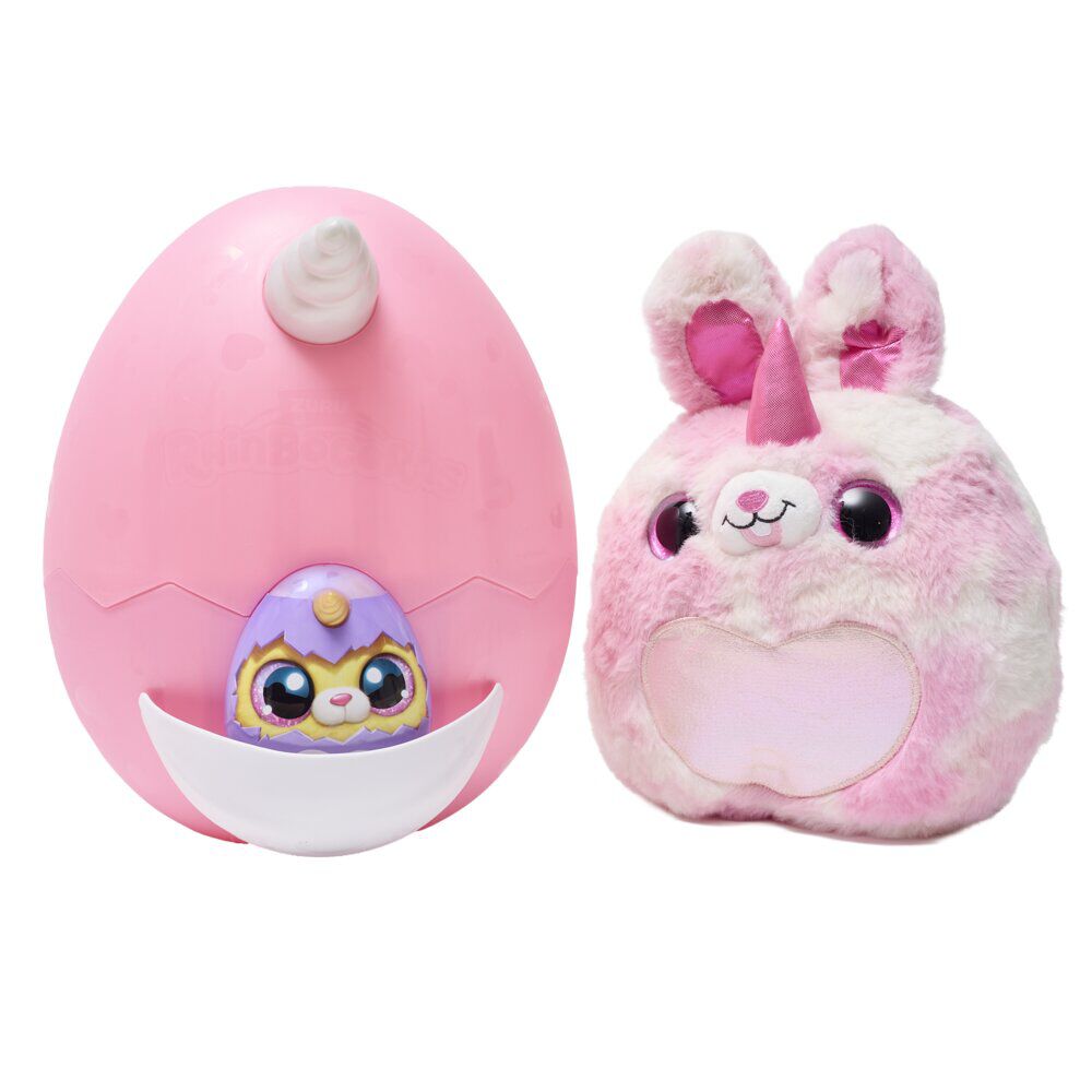 oeuf surprise Mamacorn rose avec peluche 23x18xH29cm