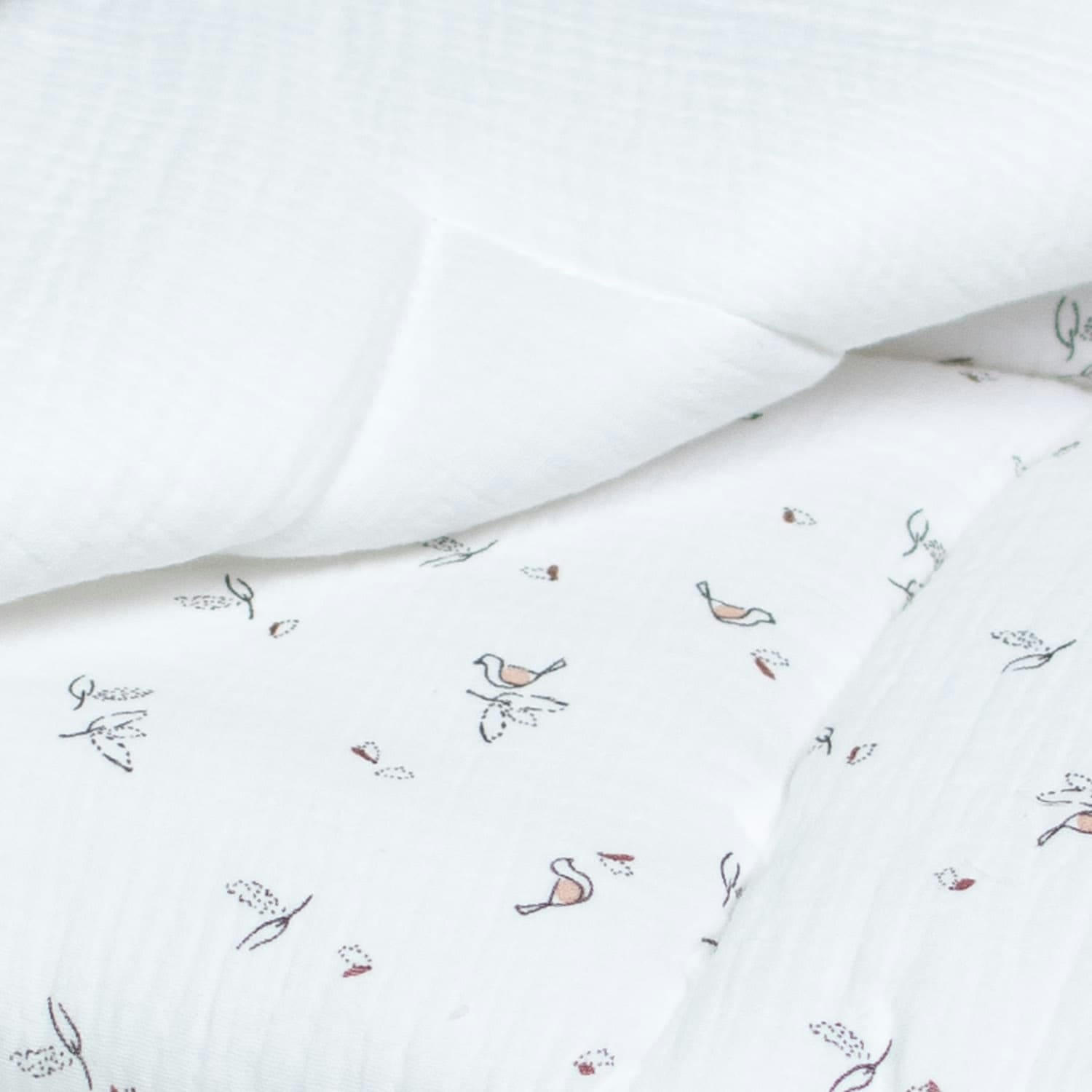 MELODY - Couverture bébé gaze de coton  70 x 100 cm