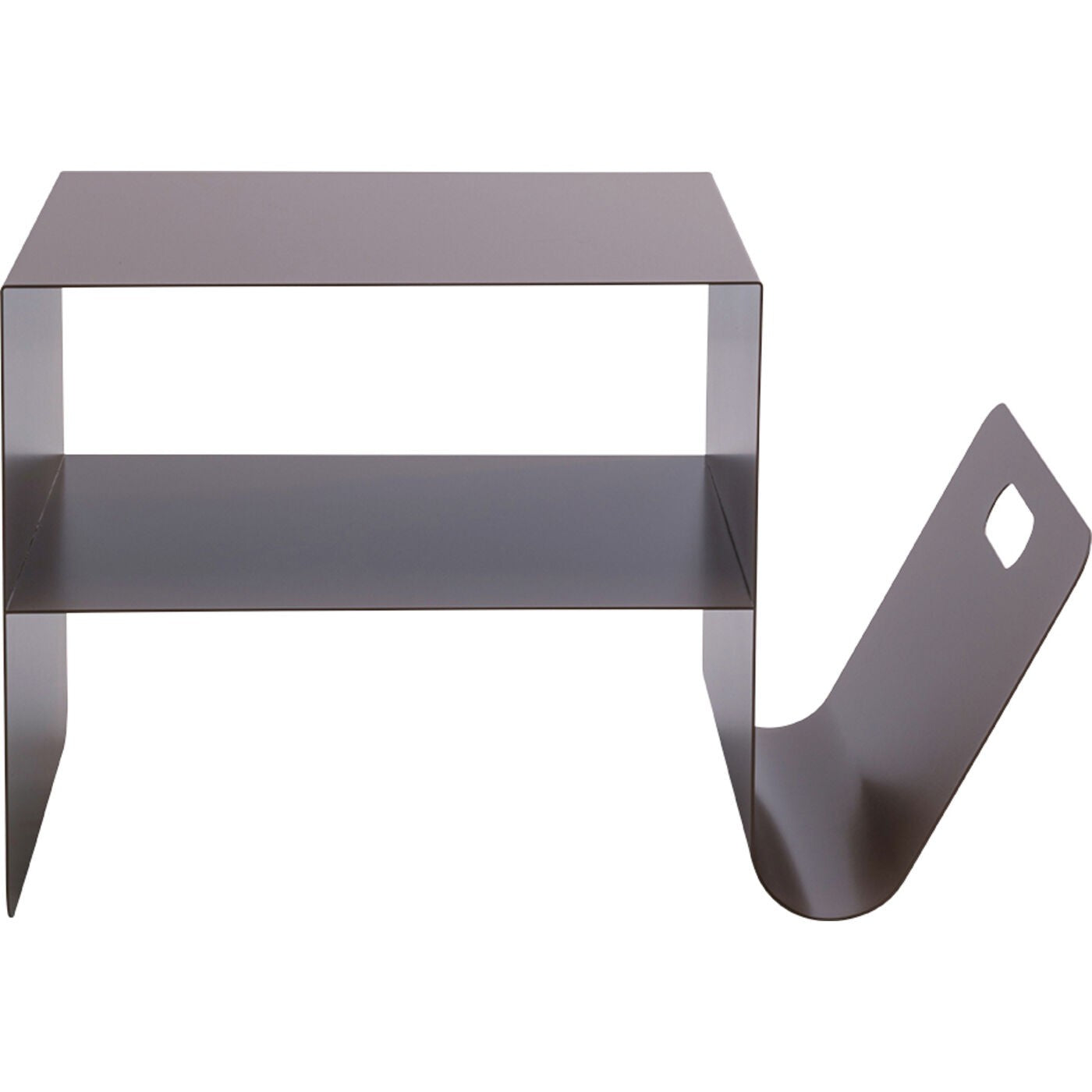 Kare Design Bijzettafel Lounge News taupe