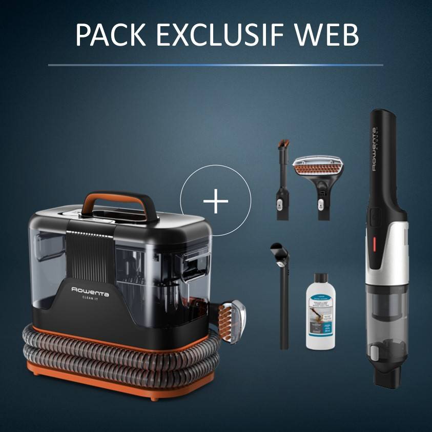 Pack Exclusif Web - Clean it   Aspirateur à main HANDHELD X-TOUCH
