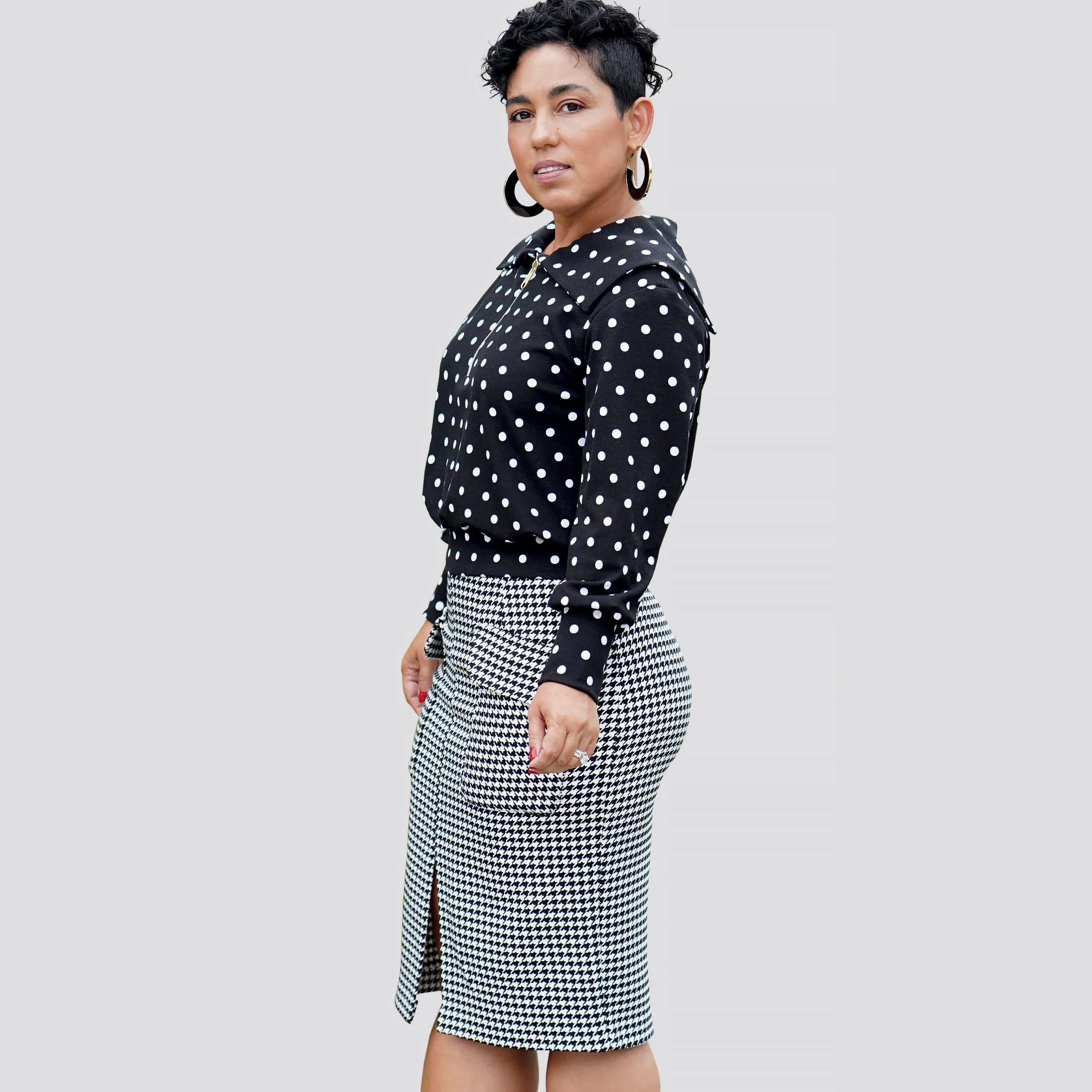 Simplicity Pattern 9182 Misses' Knit Top & Skirt