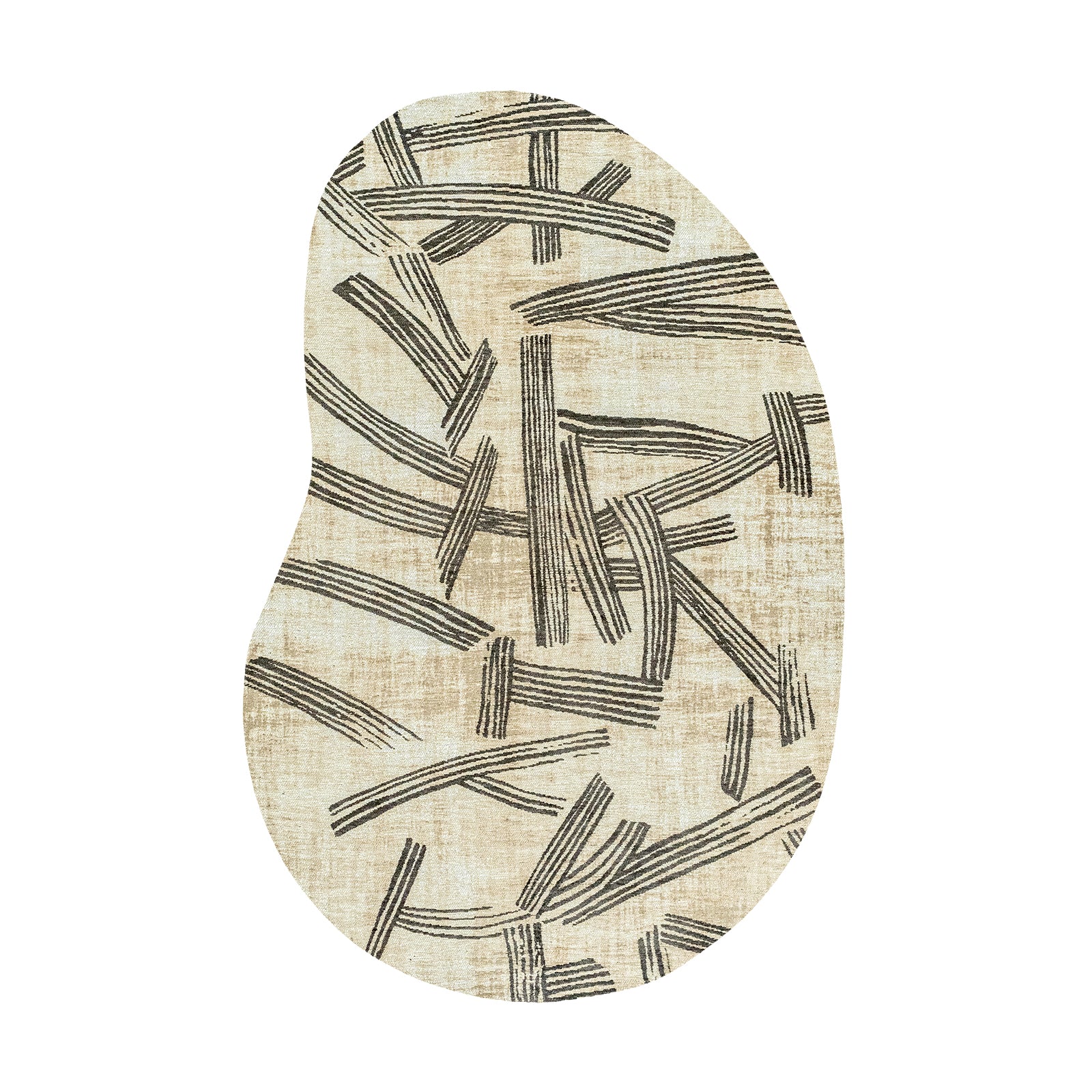 Ecorugs vloerkleed Slate - beige - 170x235cm