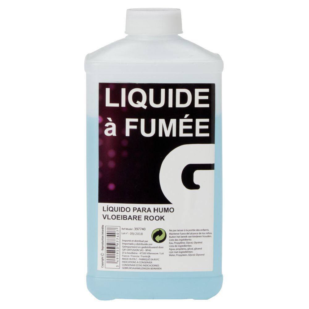 Liquide pour machine à fumée 1L