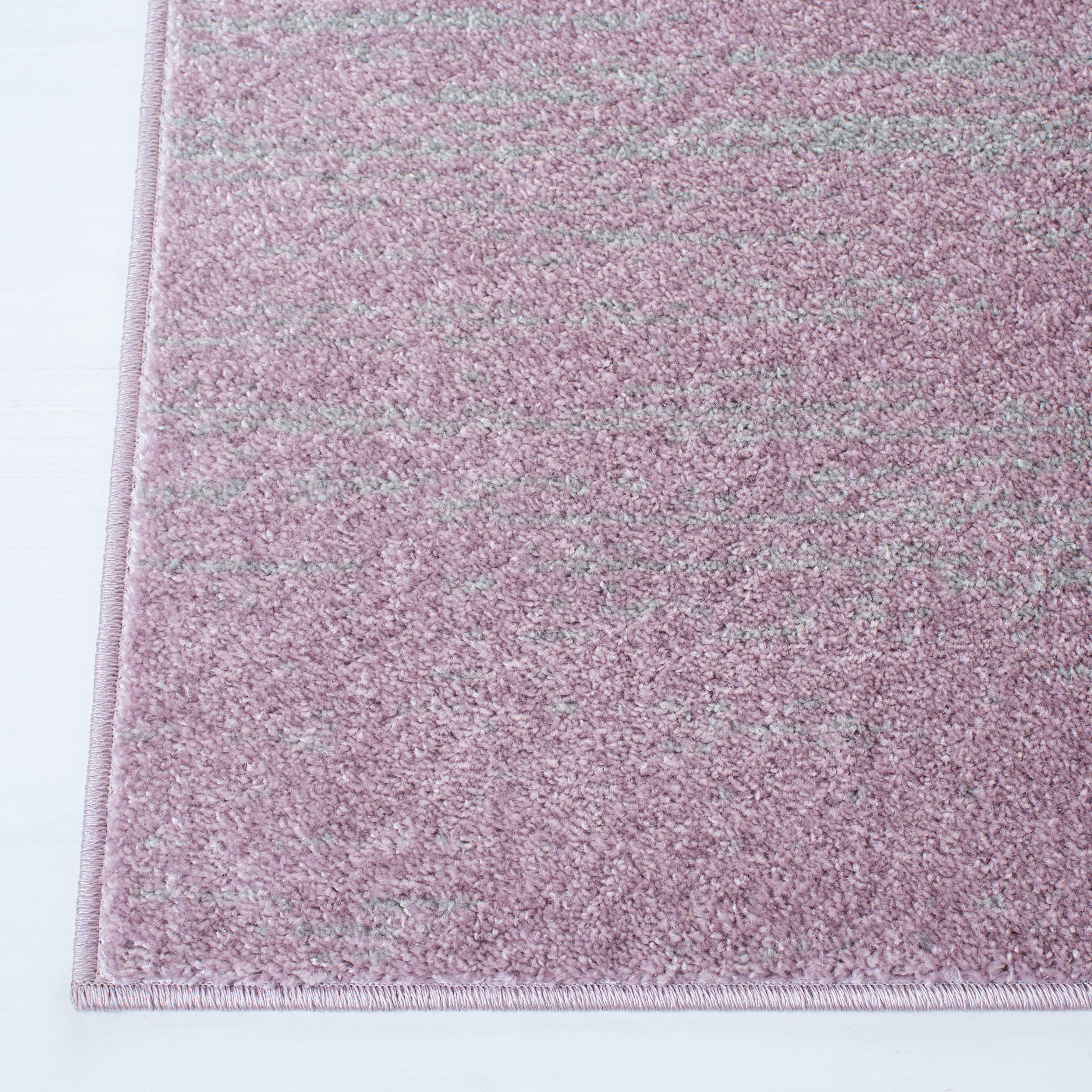 ADIRONDACK - Tapis de salon interieur en violet & vert, 135 x 196 cm