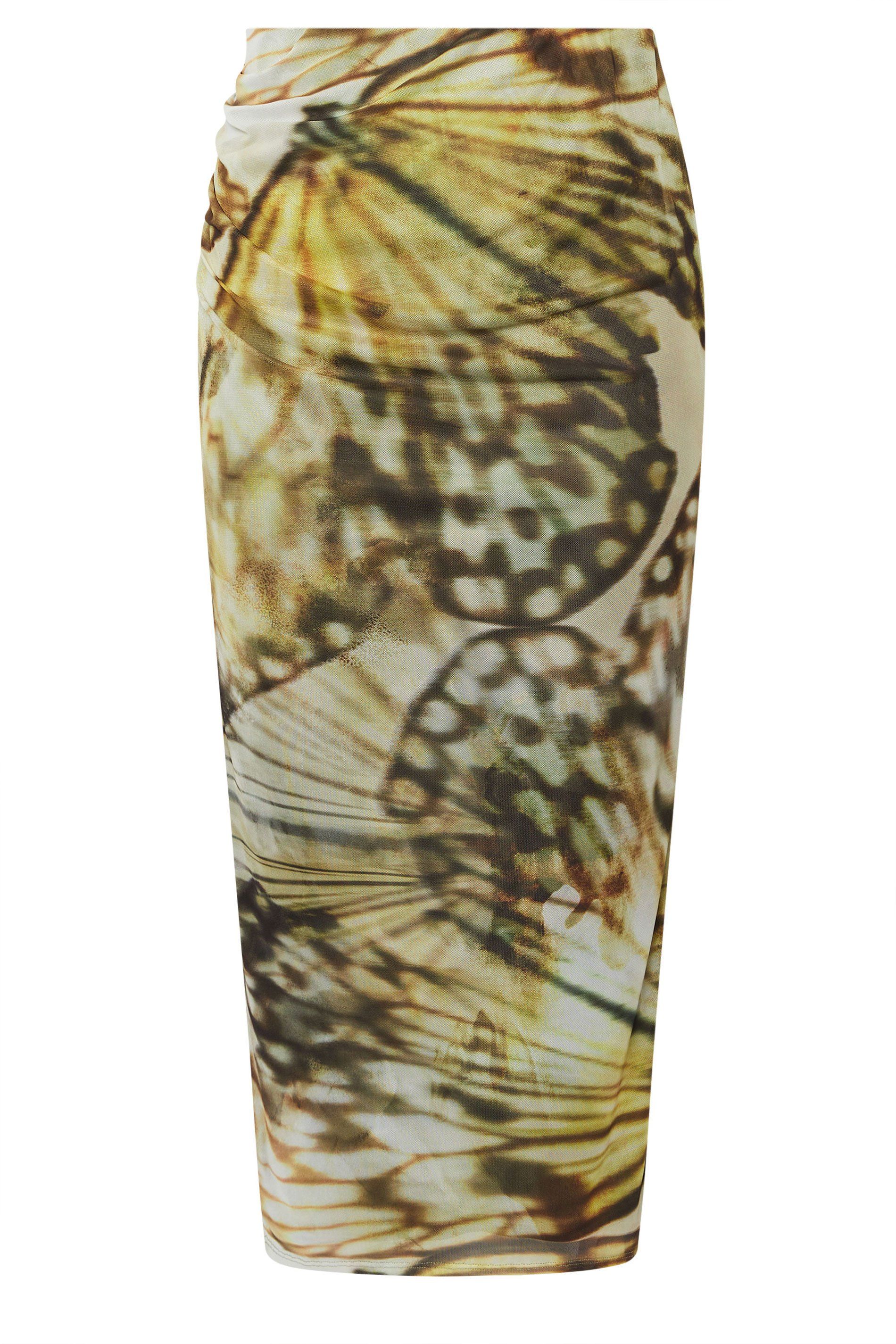 Yours Butterfly Mesh Midaxi Skirt