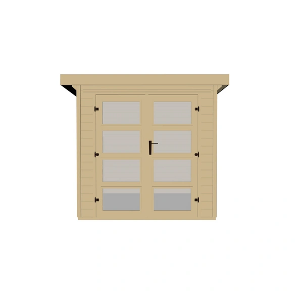 Gartenhaus »321 Gr.4«, Holz, BxHxT: 323 x 206 x 194 cm (Außenmaße inkl. Dachüberstand)