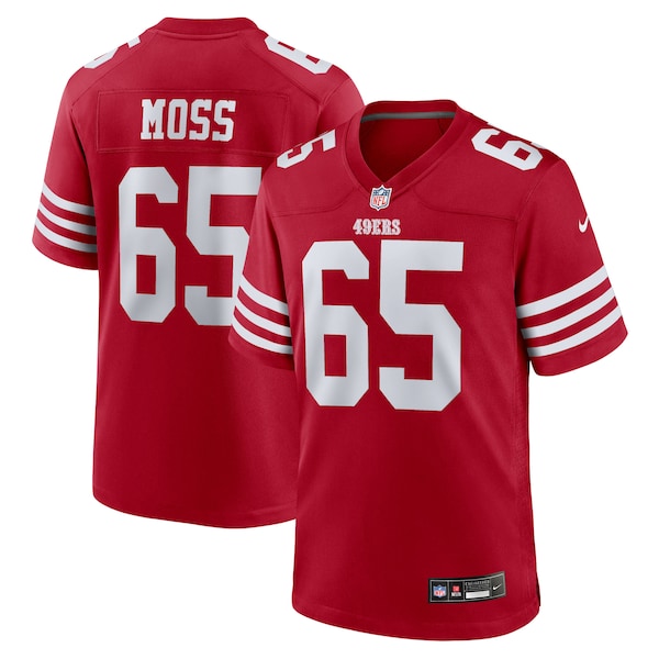 Drew Moss San Francisco 49ers Nike Team Game Jersey -  Scarlet