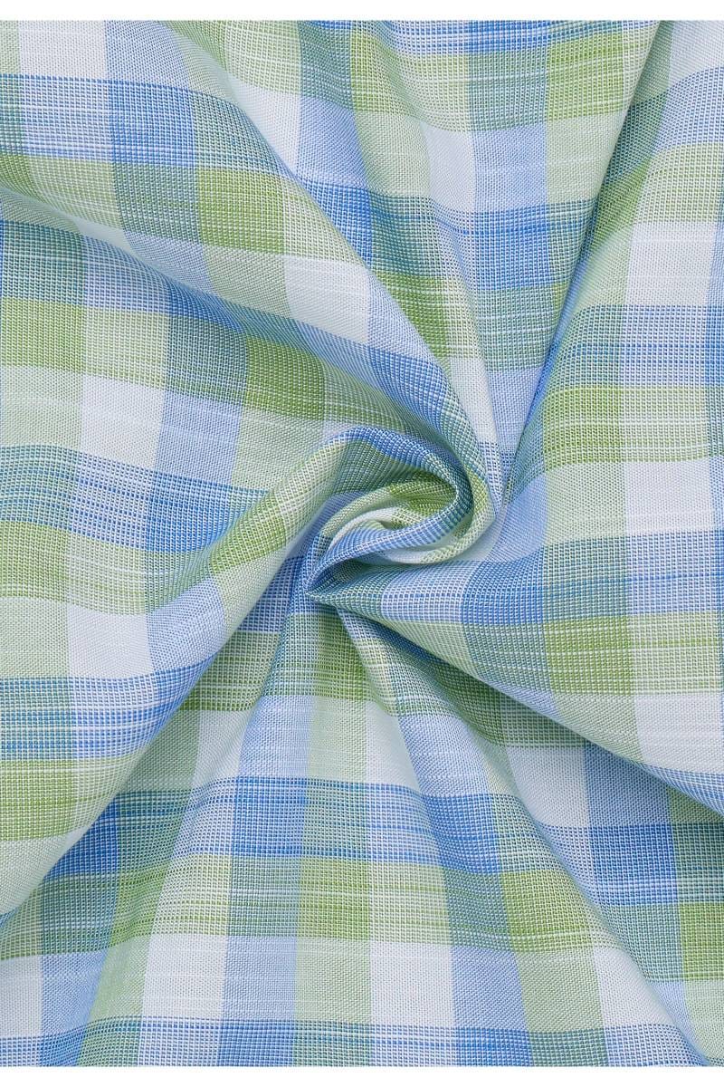 ETERNA Modern Fit Tencel Hemd hellgrün, Kariert