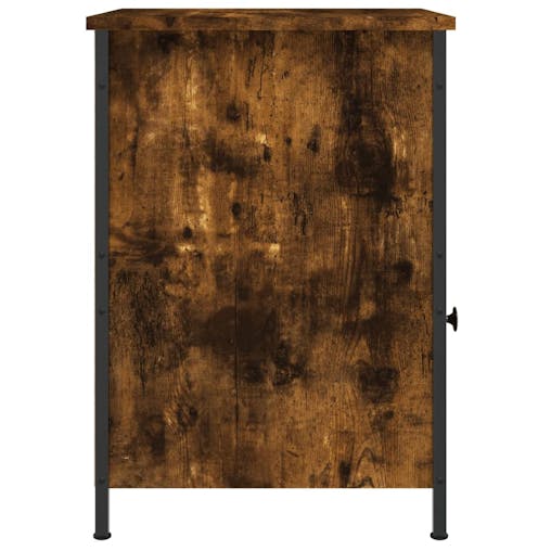 NNEVL Bedside Cabinets 2 pcs Smoked Oak 40x42x60 cm Engineered Wood