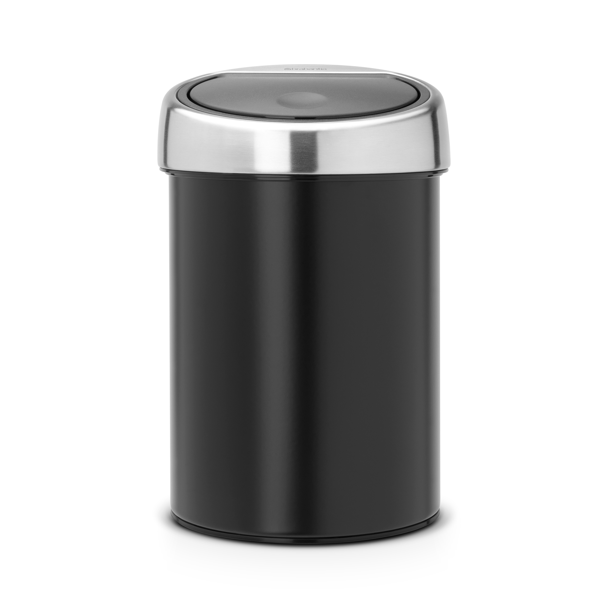 Brabantia Touch Bin afvalemmer, 3 liter, kunststof binnenemmer - Matt Black