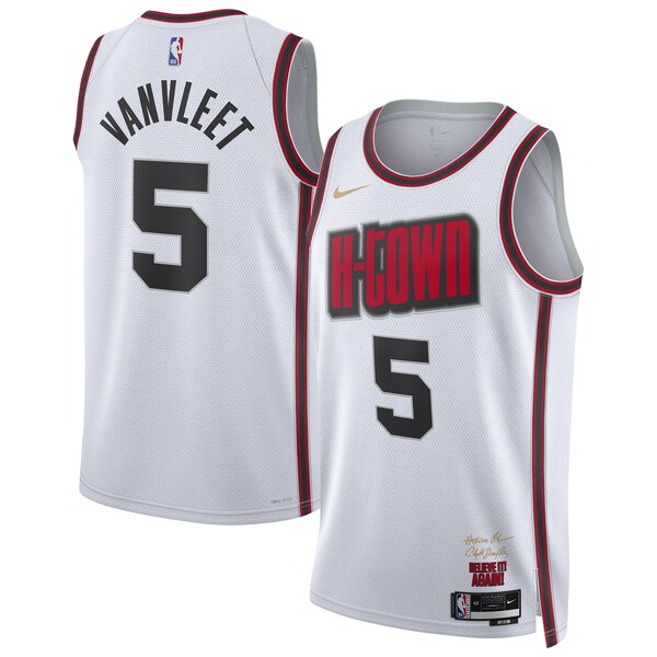 Fred VanVleet Houston Rockets Nike Unisex 2024/25 Swingman Player Jersey - City Edition - White