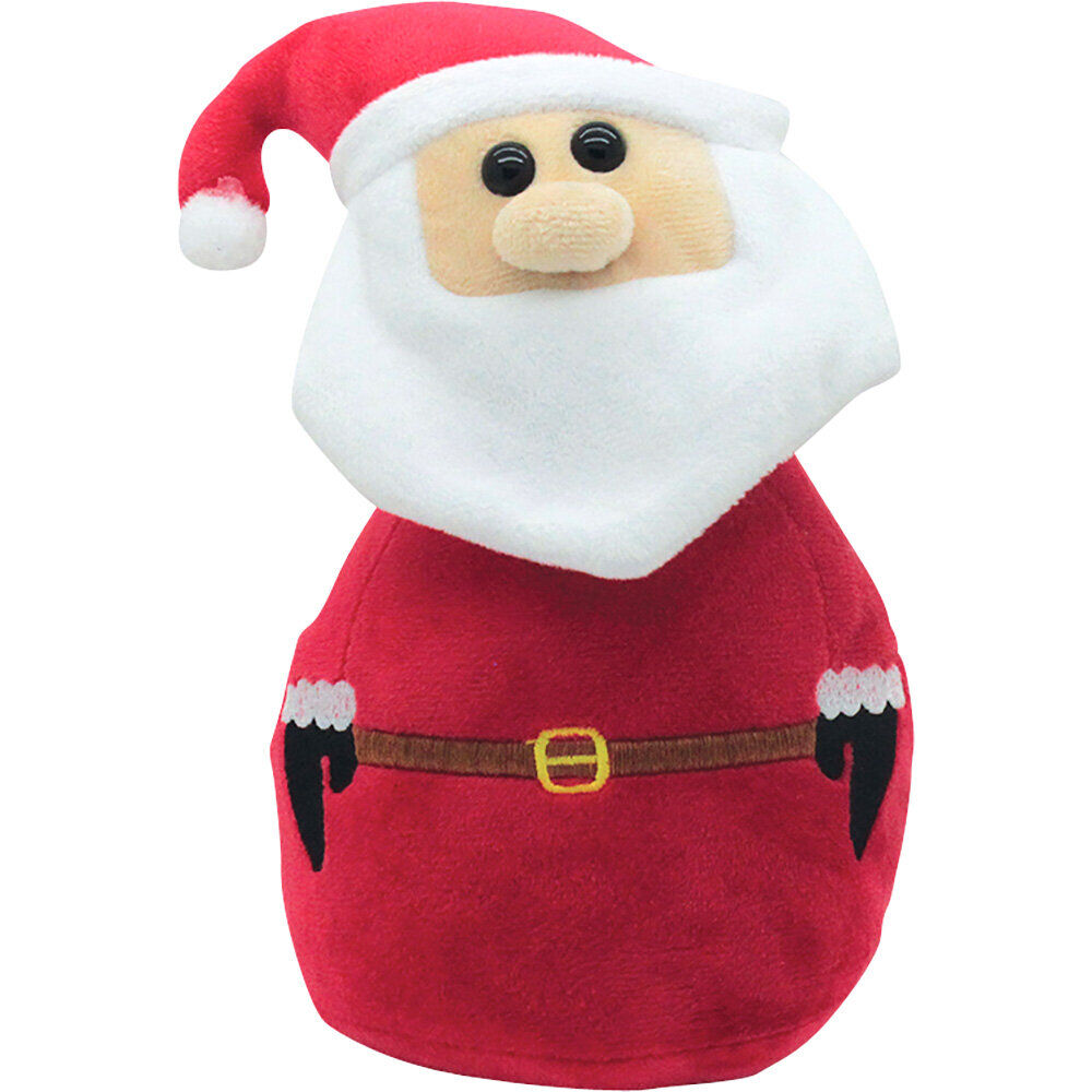 Bloc porte butoir Père No&euml;l rouge et blanc