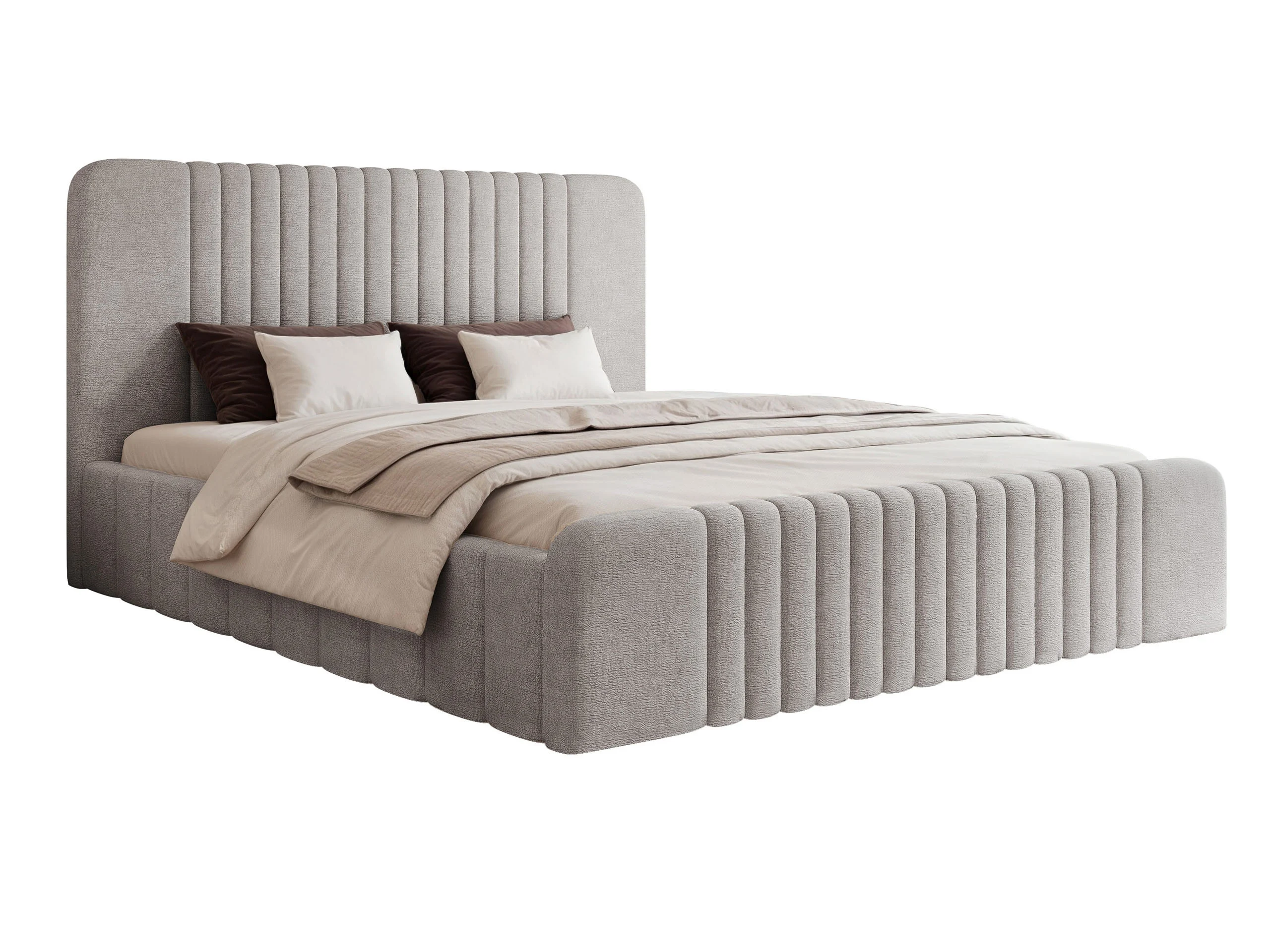 Łóżko 160x200 Verto Comfort z pojemnikiem, tkanina Perfect Harmony 80