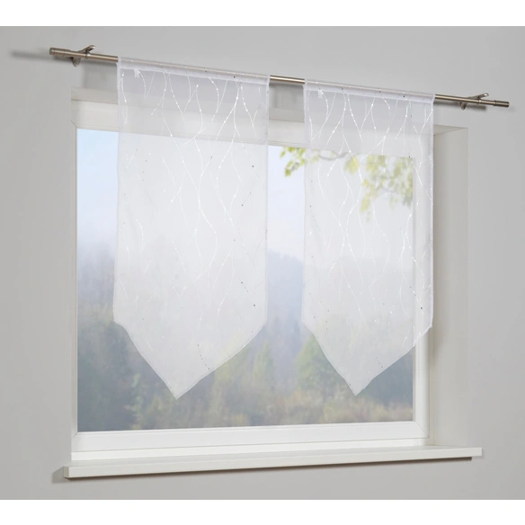 Gardine, 120x60 cm, weiß
