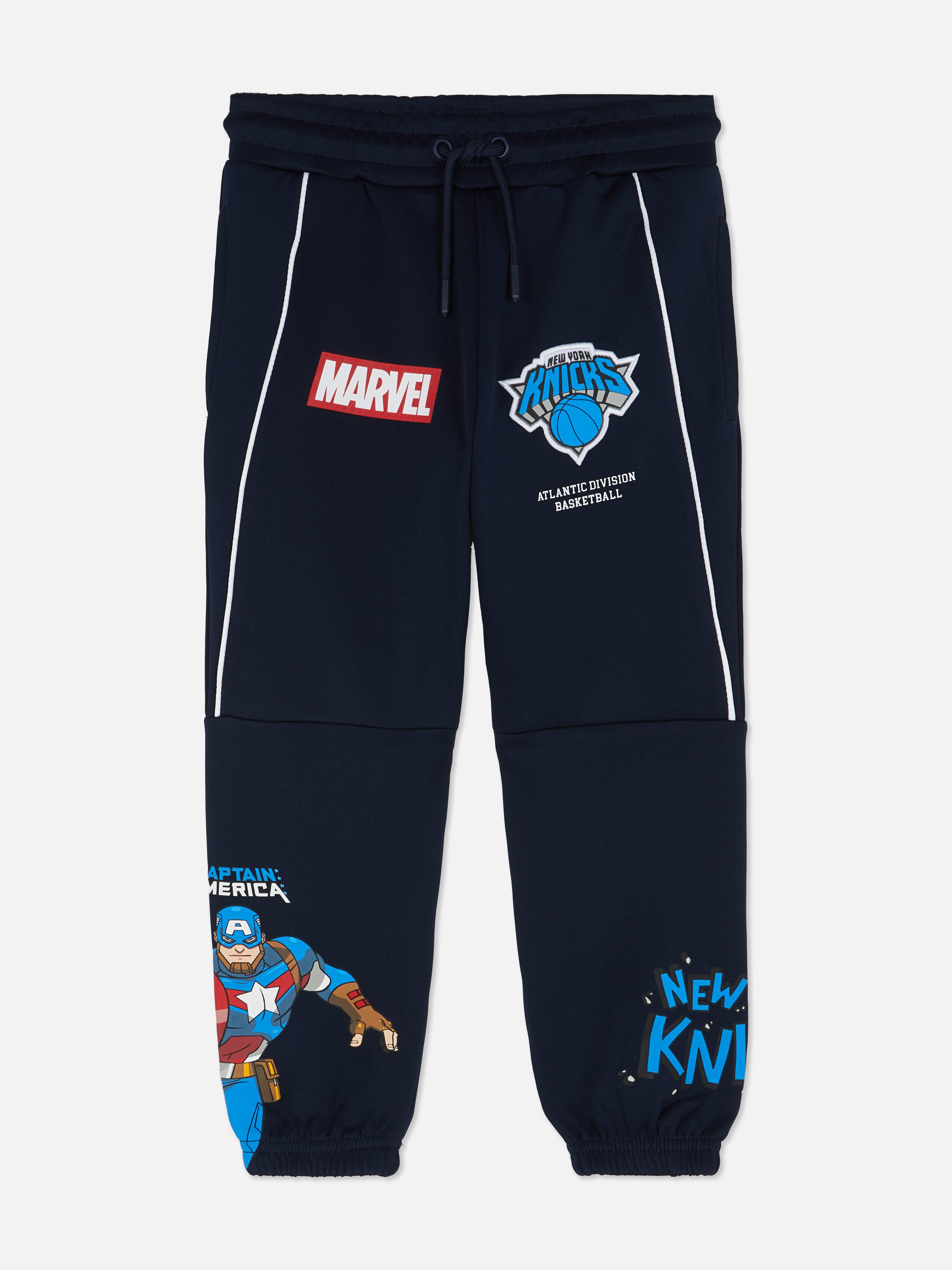 1.5-8yrs | New York Knicks X Captain America Cuffed Sweatpants
