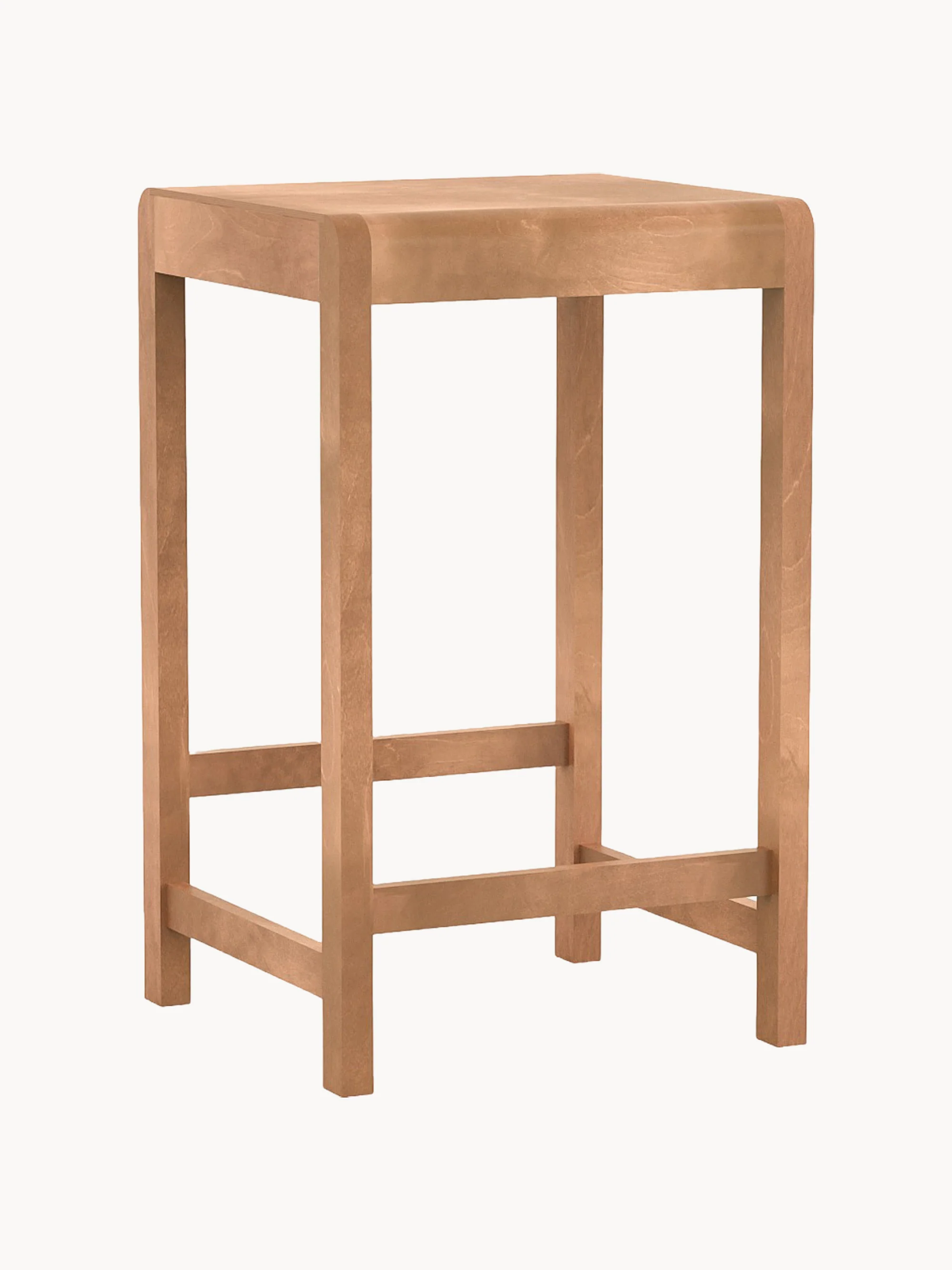 Thekenhocker 01 aus Birkenholz