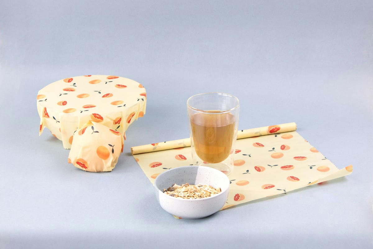 - Rouleau de beewraps :  motif fruits  100 cm x 32 cm