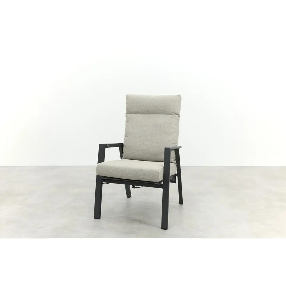 VDG Lagos verstelbare dining tuinstoel - Antraciet