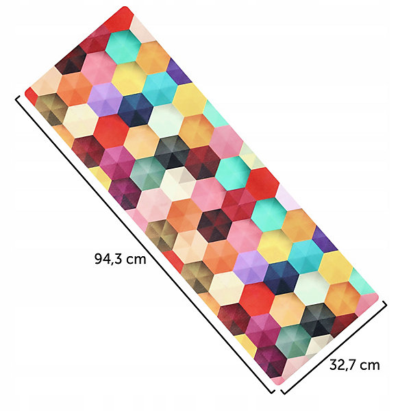 KADAX Chemin de Table Nappe Feutre Antitache 95x33 cm