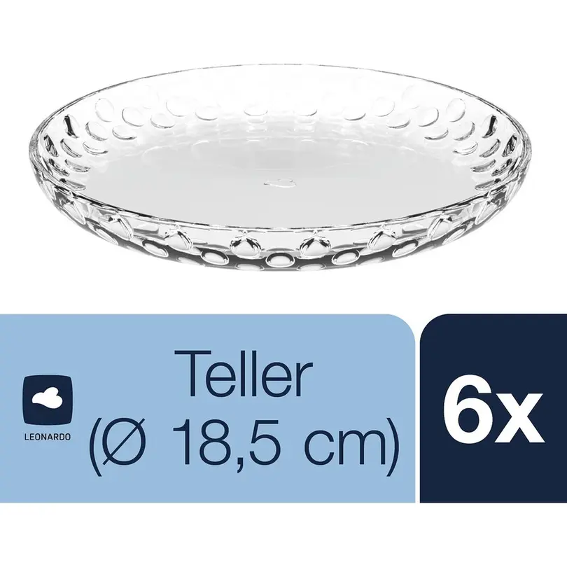 Dessertteller 6er-Set Leonardo