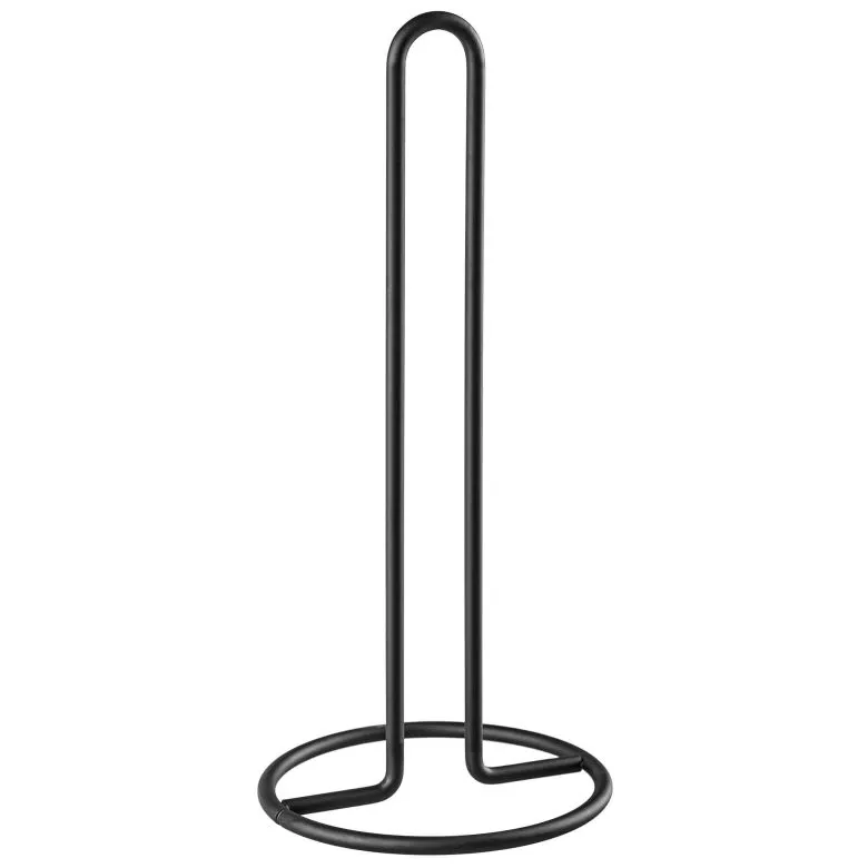 Stojak Uchwyt Na Ręcznik Papierowy Stal Czarny32cm