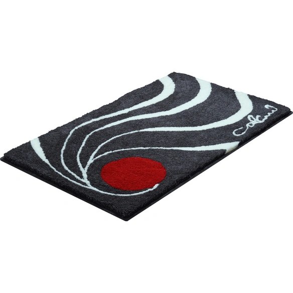 Badematte »Colani 18«, BxL: 70 x 120 cm, anthrazit, aus 100% Polyacryl