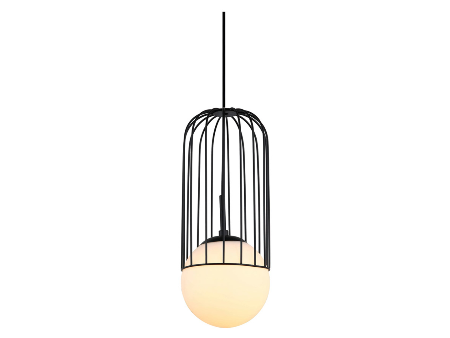 Lampa wisząca Matty 100 cm stalowa czarna