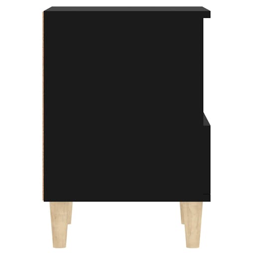 NNEVL Bedside Cabinets 2 pcs Black 40x35x50 cm
