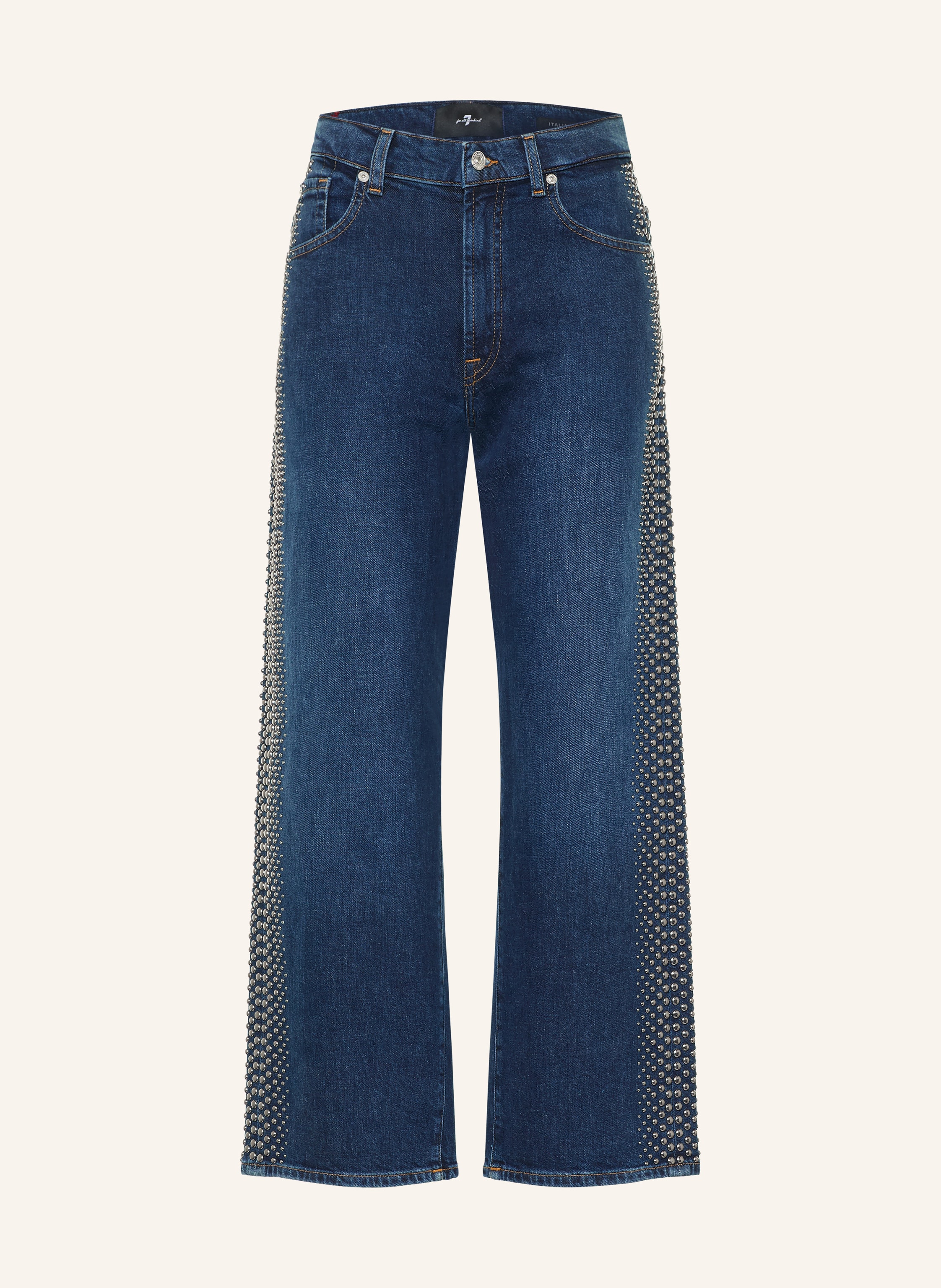 7 for all mankind Straight Jeans STOVEPIPE mit Nieten