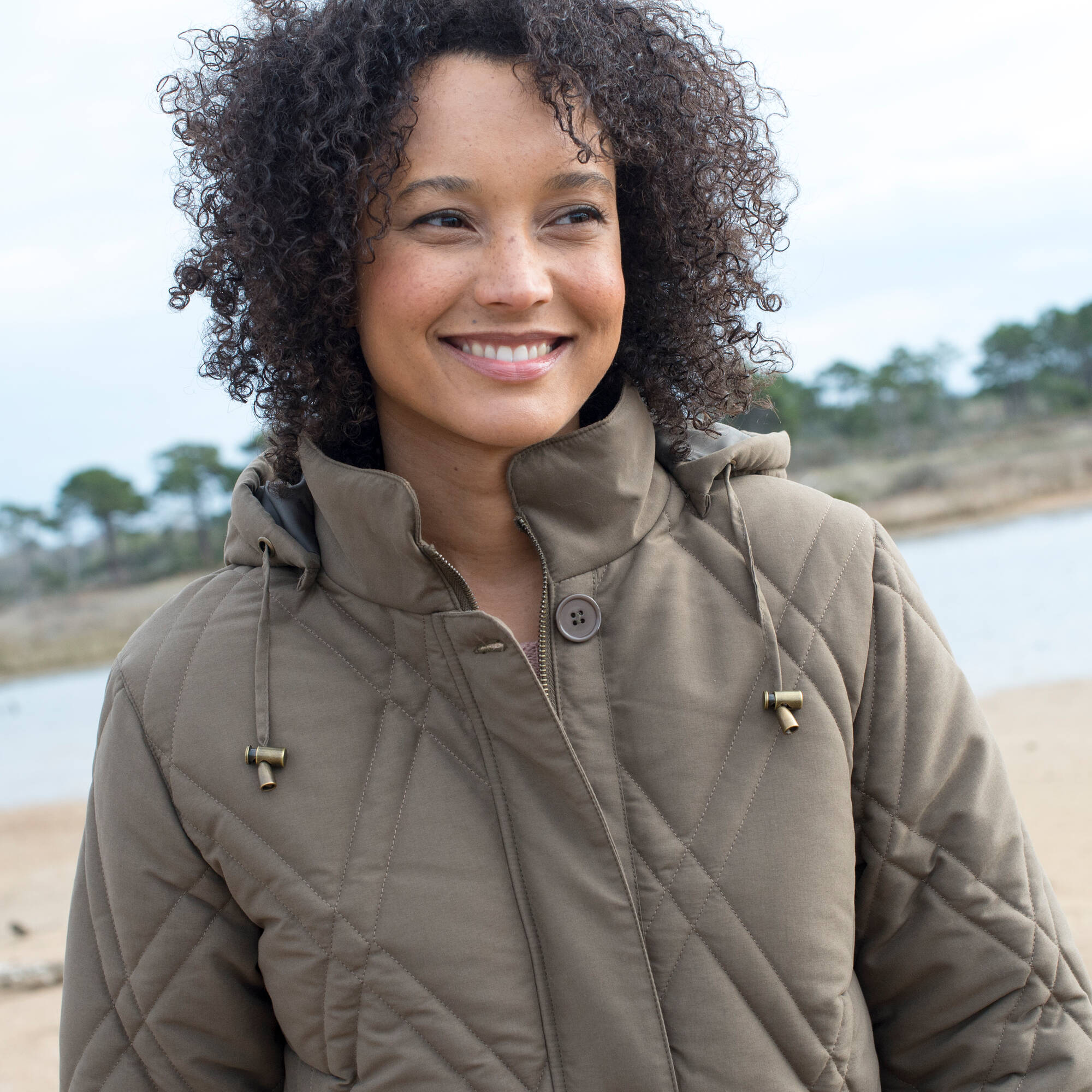 Parka matelassée microfibre
